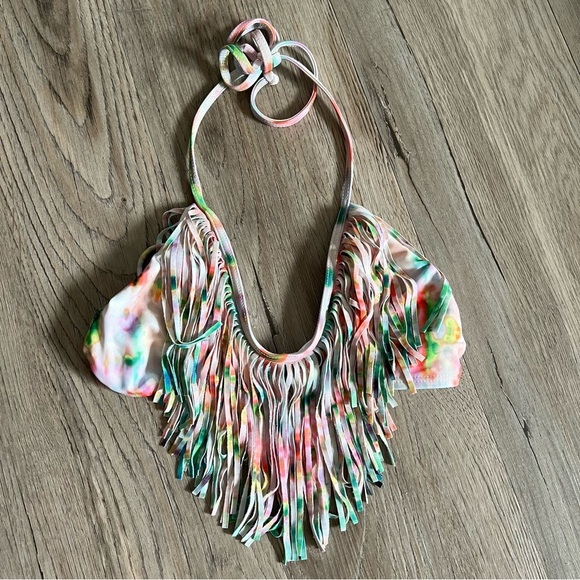 L*Space Colorful Bikini Top - Picture 1 of 6